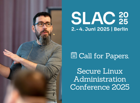 Referent auf der Secure Linux Administration Conference